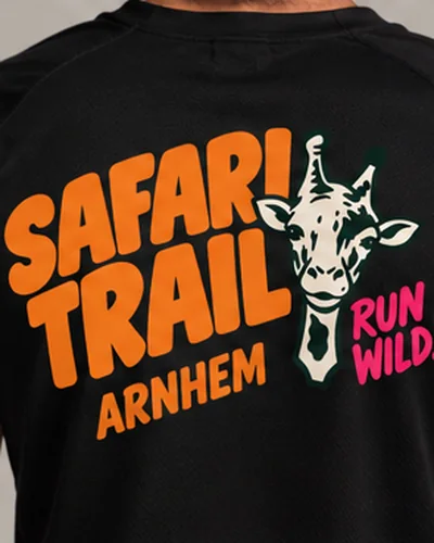 De rugprint van dichtbij: Safari Trail, Arnhem, Run wild